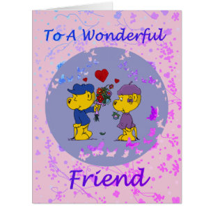 Ferald and Sahsha Ferret Greeting Card