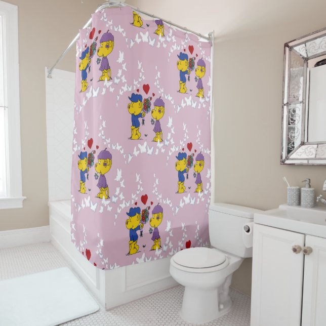 Ferald and Sahsha Ferret Shower Curtain (In Situ)