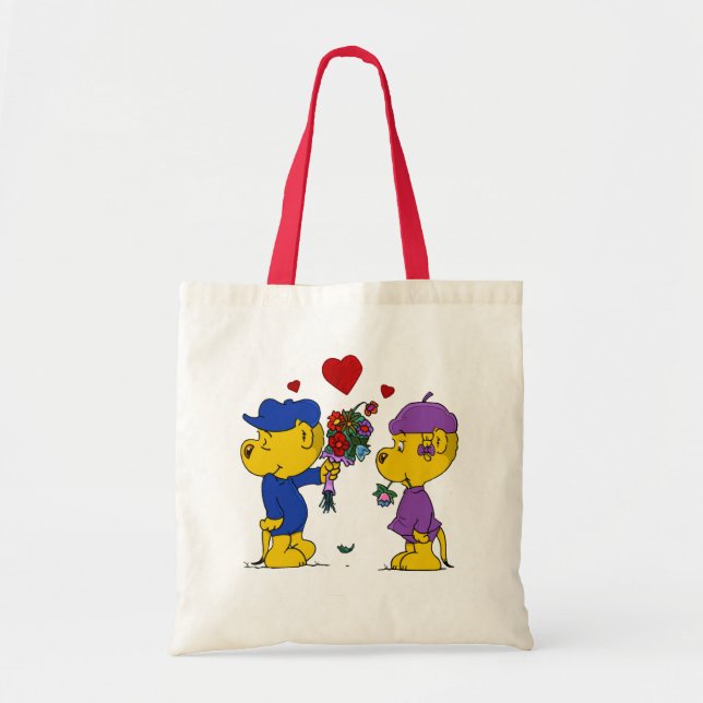 Ferald and Sahsha Ferret Tote Bag (Front)