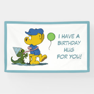 Ferald and the Baby Lizard Birthday Banner