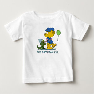 Ferald and the Baby Lizard Birthday Kid T-Shirt