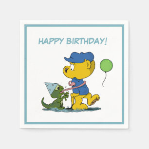 Ferald and the Baby Lizard Birthday  Napkin