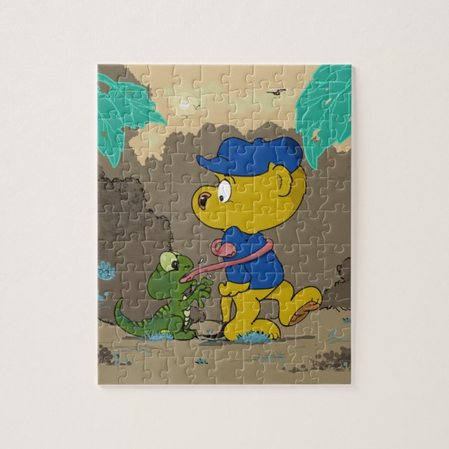 Ferald and the Baby Lizard Jigsaw Puzzle (Vertical)