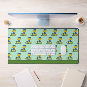 Ferald and the Baby Lizard Kids Desk Mat