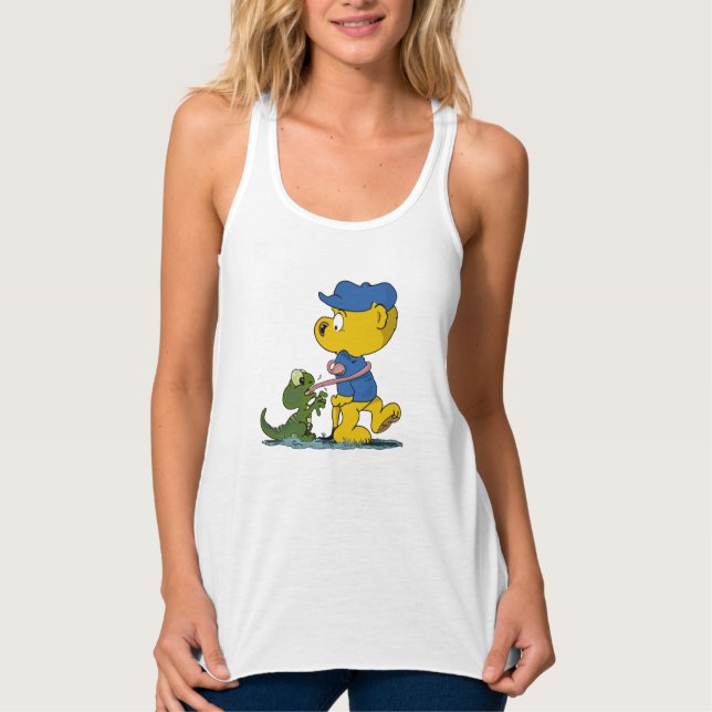 Ferald and The Baby Lizard   Singlet (Front)