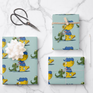 Ferald and The Baby Lizard Wrapping Paper Sheet