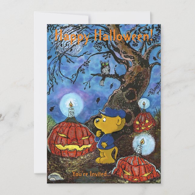 Ferald and The Rotten Pumpkins Invitation (Front)