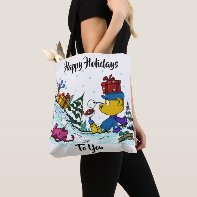 Ferald Christmas Holiday  Tote Bag (Close Up)