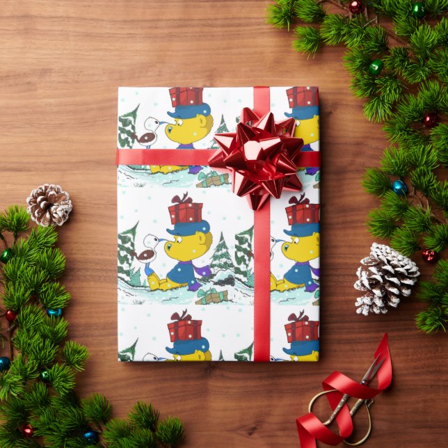Ferald Christmas Wrapping Paper (Holiday Gift)