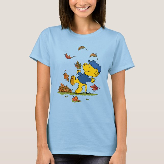 Ferald Dancing Amongst The Autumn Leaves T-Shirt (Front)
