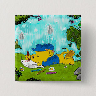 Ferald Drawing By The Waterfall Button