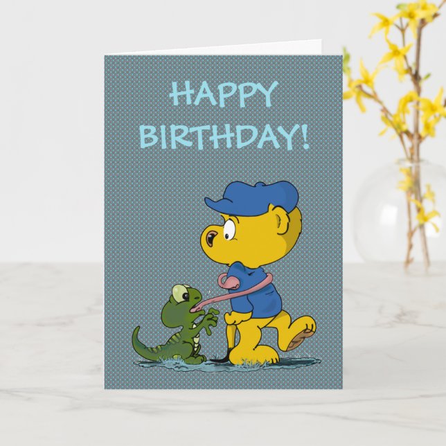Ferald Greeting Card (Yellow Flower)