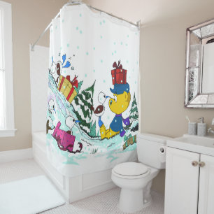 Ferald Holiday Shower Curtain