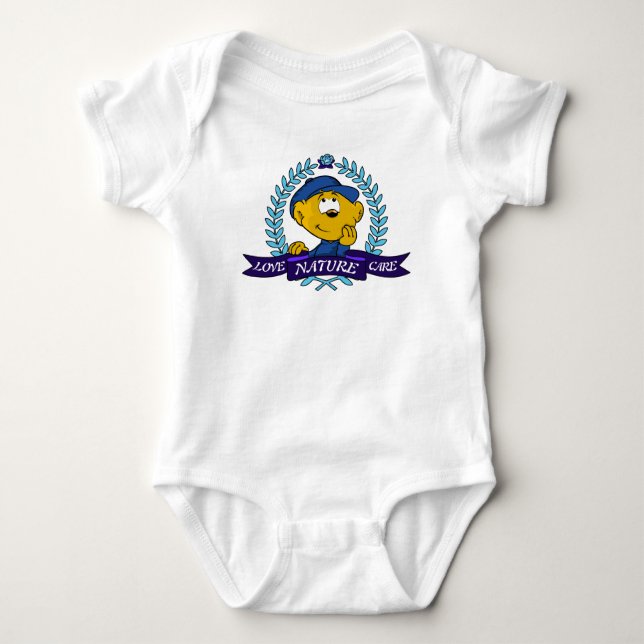 Ferald | Love Nature Care Baby Bodysuit (Front)