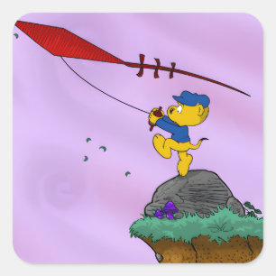 Ferald Picture Book Square Sticker