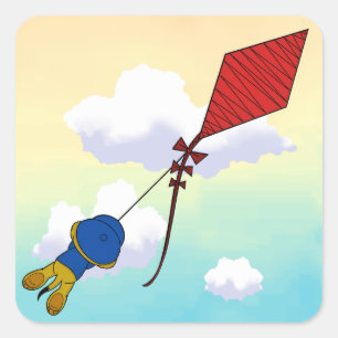 Ferald Picture Book  Square Sticker