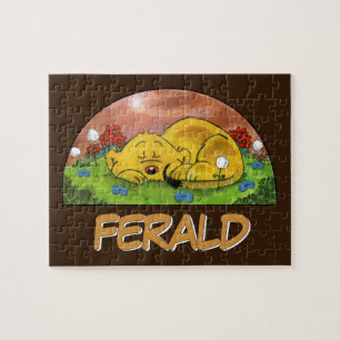 Ferald   Sleeping Ferret Jigsaw Puzzle