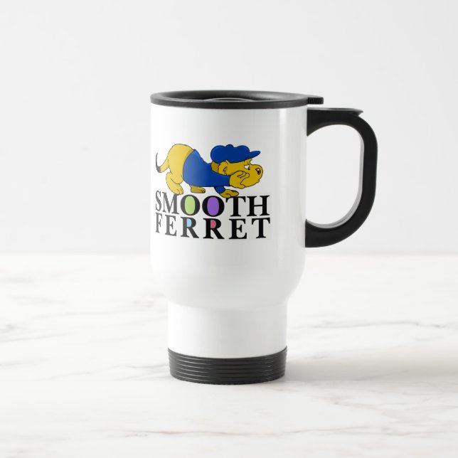 Ferald: Smooth Ferret Travel Mug (Right)