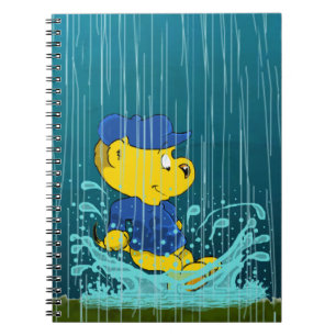 Ferald Splashing Around Spiral Notebook