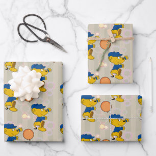 Ferald Upbeat Birthday Wrapping Paper Sheet