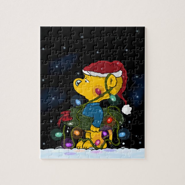 Ferald's Christmas Wreath Jigsaw Puzzle (Vertical)