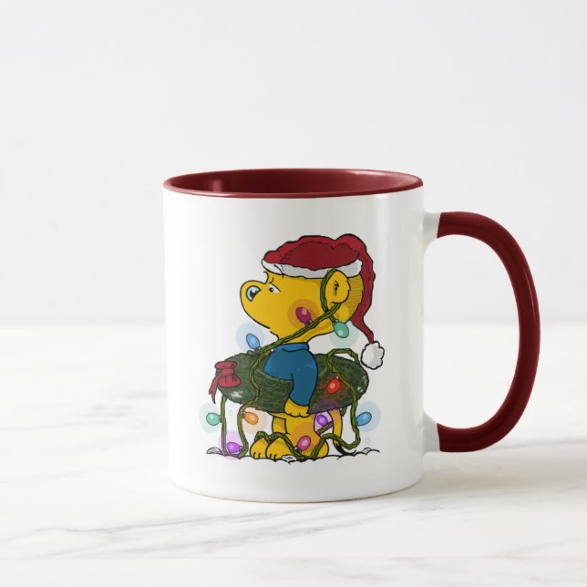 Ferald's Hula Wreath | Christmas Mug (Right)