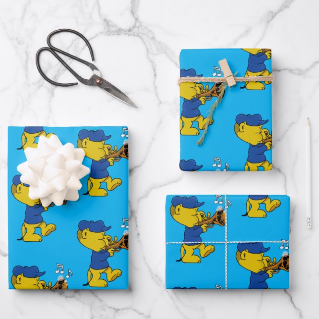 Ferald's Musical Rumpus! Wrapping Paper Sheet (Front)