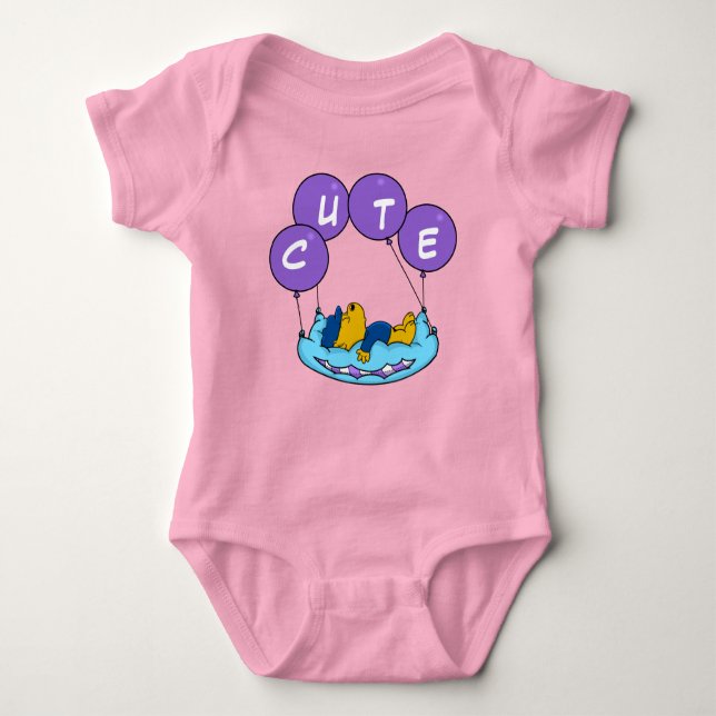 Ferald's Pillow Balloons  Baby Bodysuit (Front)
