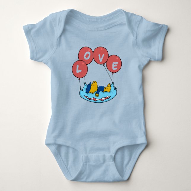 Ferald's Pillow Balloons  Baby Bodysuit (Front)