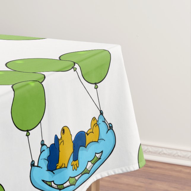 Ferald's Pillow Balloons Tablecloth (In Situ)