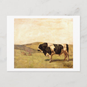 Ferdinand Hodler - Bull in a Pasture Postcard
