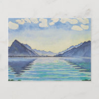 Ferdinand Hodler- Lake Thun, Symmetric reflection