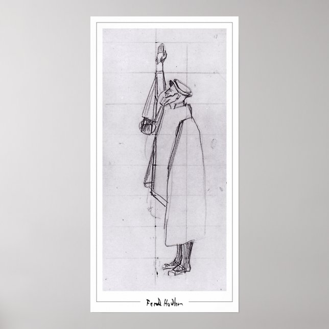 Ferdinand Hodler Zedign Art Poster #216 (Front)