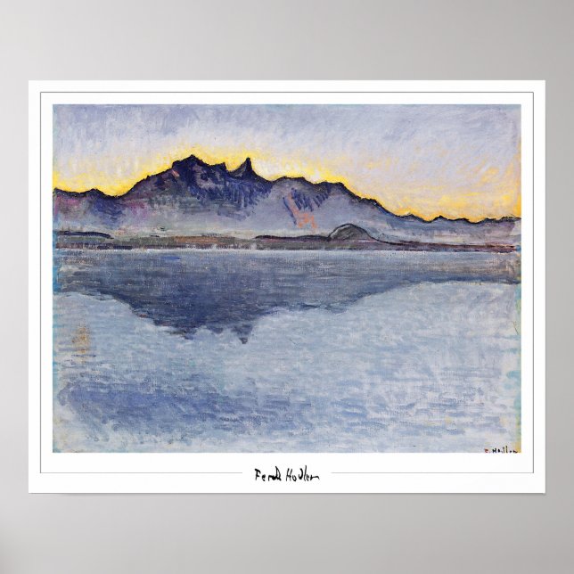 Ferdinand Hodler Zedign Art Poster #237 (Front)