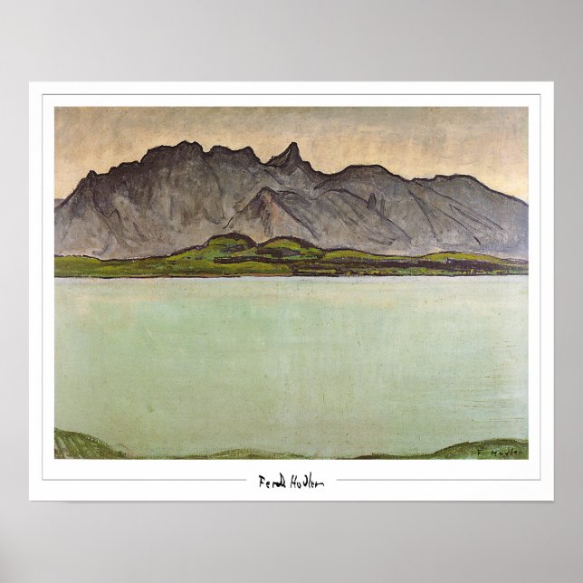 Ferdinand Hodler Zedign Art Poster #248 (Front)