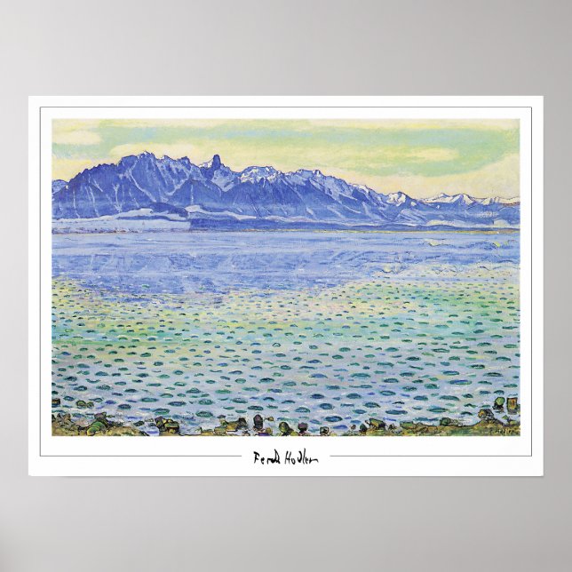 Ferdinand Hodler Zedign Art Poster #268 (Front)
