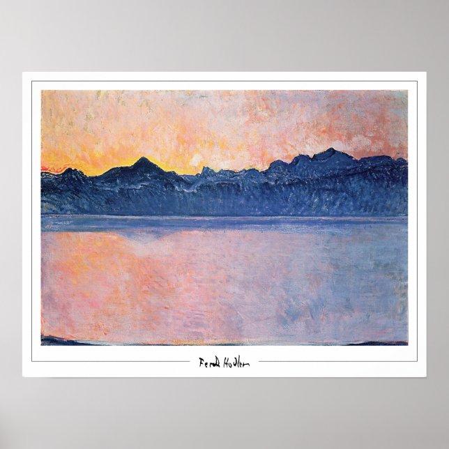 Ferdinand Hodler Zedign Art Poster #50 (Front)