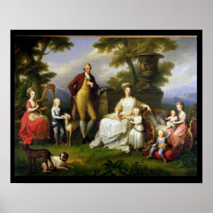 Ferdinand IV  King of Naples, and his Family Poster
