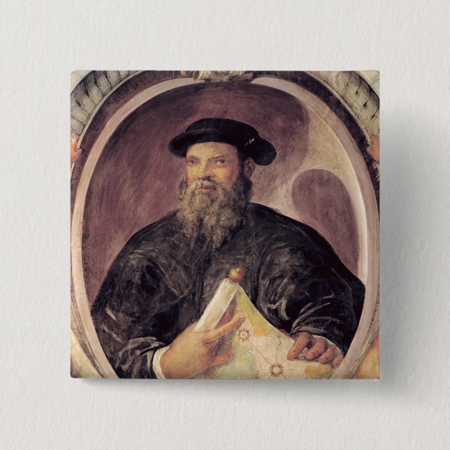 Ferdinand Magellan 15 Cm Square Badge (Front)
