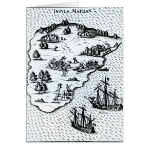 Ferdinand Magellan Fighting Natives on Island