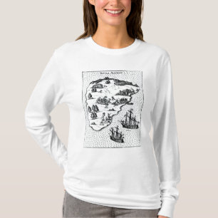 Ferdinand Magellan  Fighting Natives on Island T-Shirt