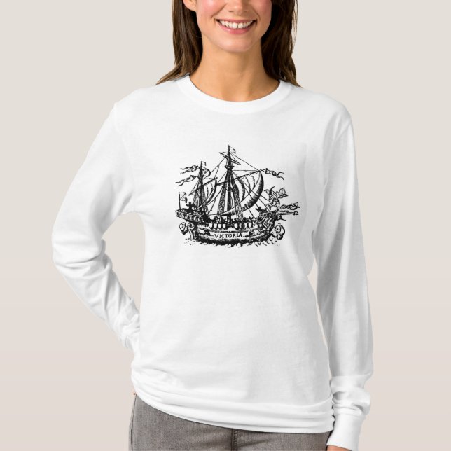Ferdinand Magellan's boat 'Victoria' T-Shirt (Front)