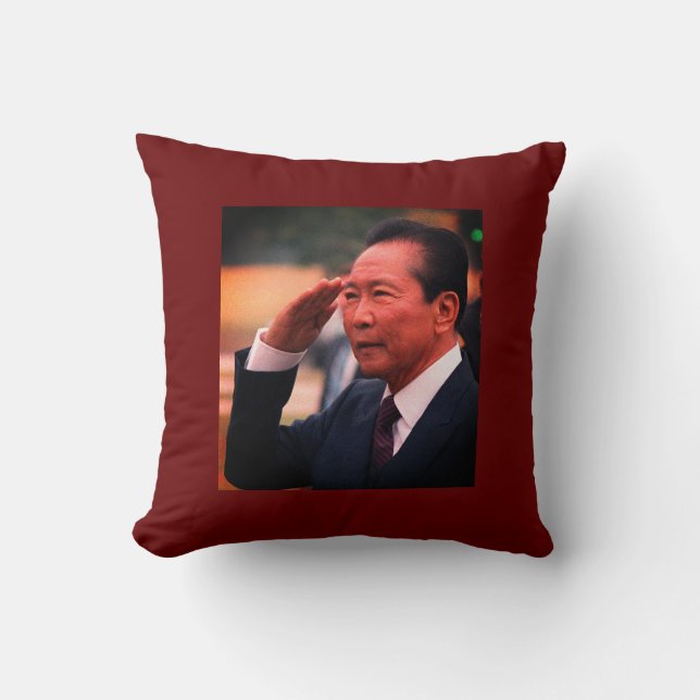 Ferdinand Marcos, Tenth President of Philippines Cushion (Front)