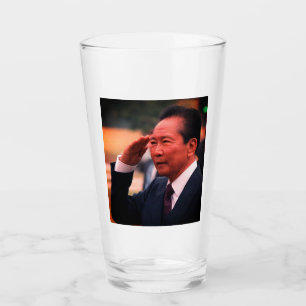 Ferdinand Marcos, Tenth President of Philippines Glass