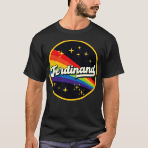 Ferdinand Rainbow In Space Vintage Style T-Shirt