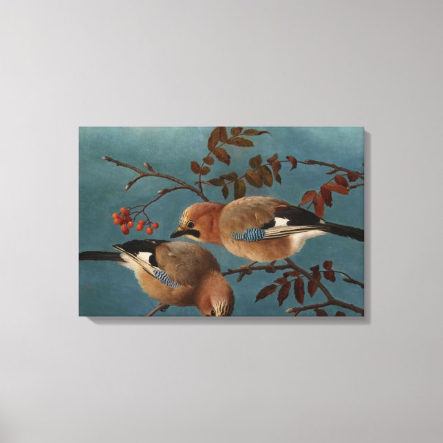 Ferdinand von Wright - Jays Canvas Print (Front)