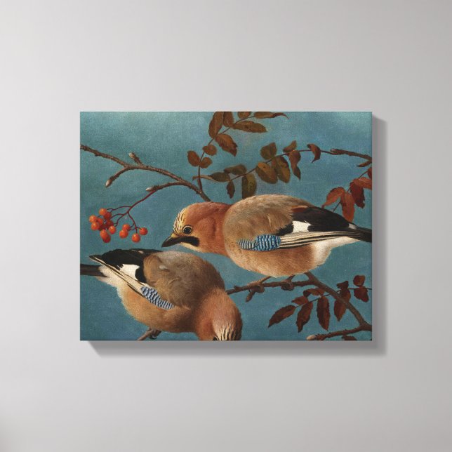 Ferdinand von Wright - Jays Canvas Print (Front)
