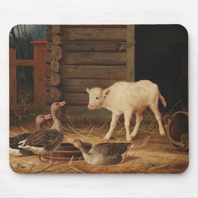 Ferdinand von Wright - The Surprise Mouse Pad (Front)