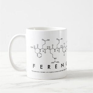 Ferenc peptide name mug