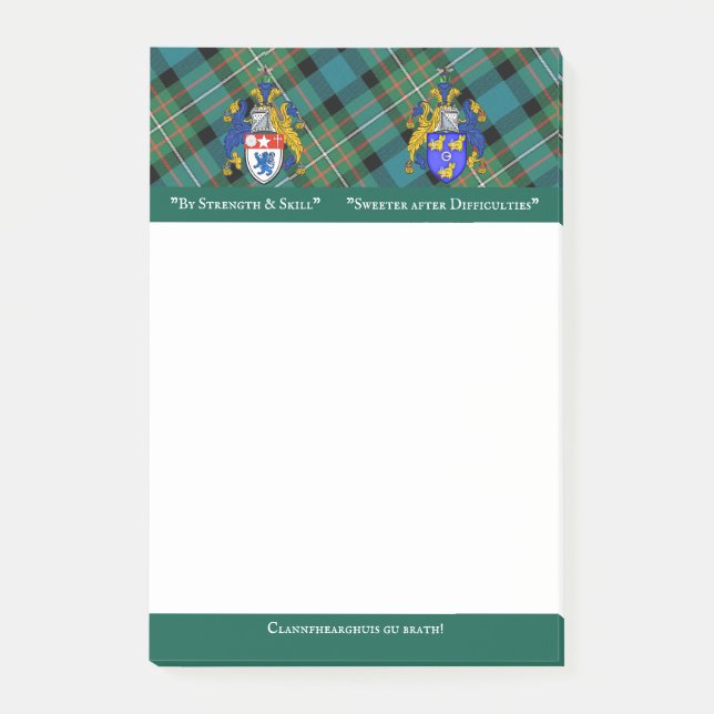 Ferguson Clan Post it Notes (Front)